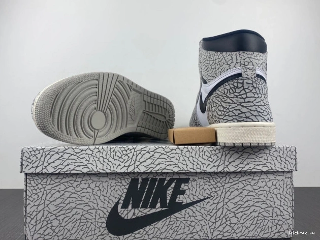 Cheap MAX White Jordan 1 High OG DZ5485-052 Air Cement 0711